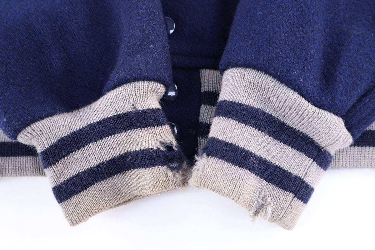 1968 Kent Blue & Grey Varsity Bomber Jacket product image 3