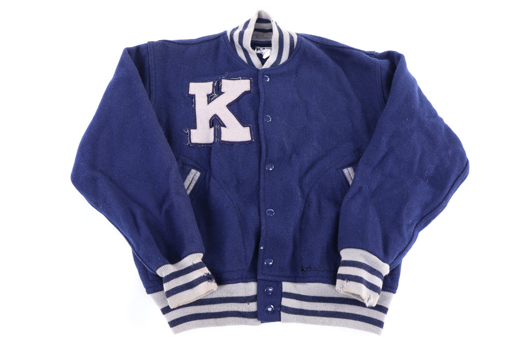1968 Kent Blue & Grey Varsity Bomber Jacket product image 1