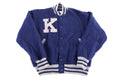 1968 Kent Blue & Grey Varsity Bomber Jacket product image 1