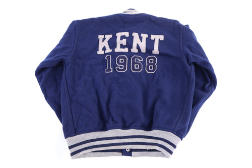 1968 Kent Blue & Grey Varsity Bomber Jacket product image 2