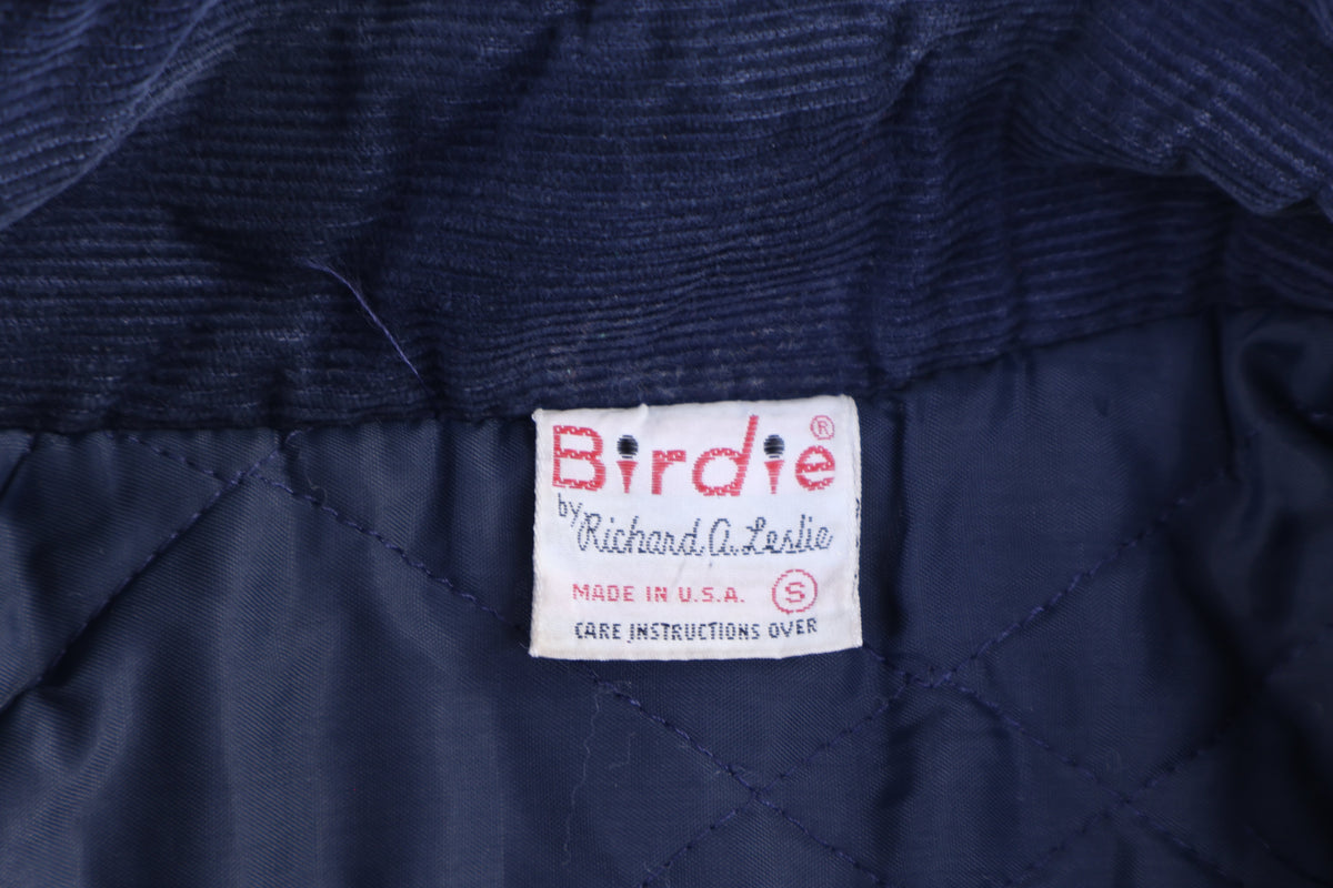1985 Landmark Girls Blue Corduroy Bomber Jacket product image 3