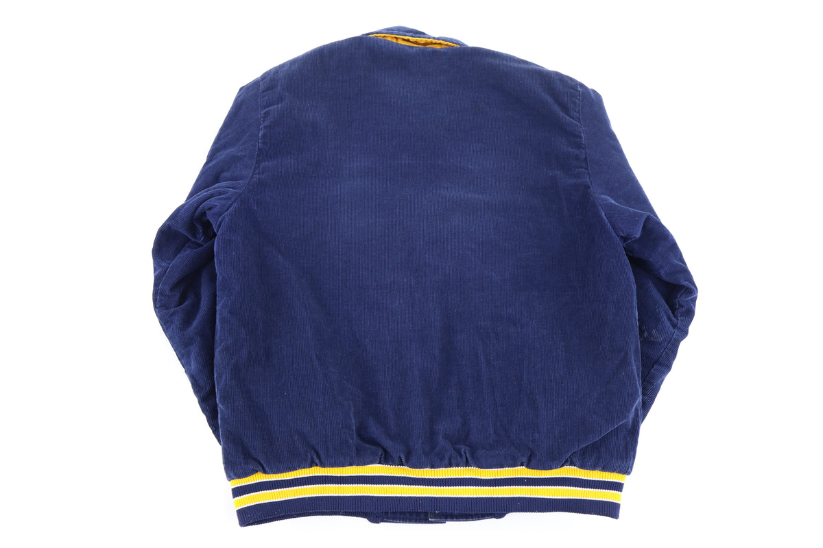 1985 Landmark Girls Blue Corduroy Bomber Jacket product image 2