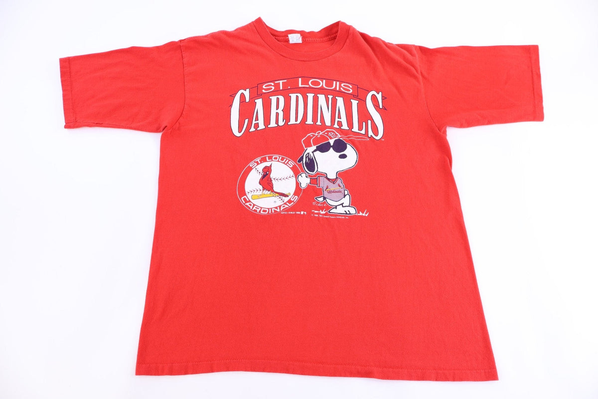 1989 Joe Cool Snoopy Atlanta Braves Baseball T-shirt product image 1