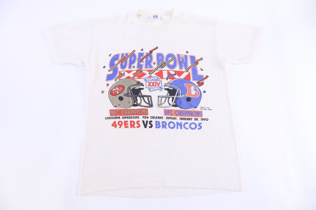 1990 Broncos Vs 49ers Super Bowl Sunday T-shirt product image 1