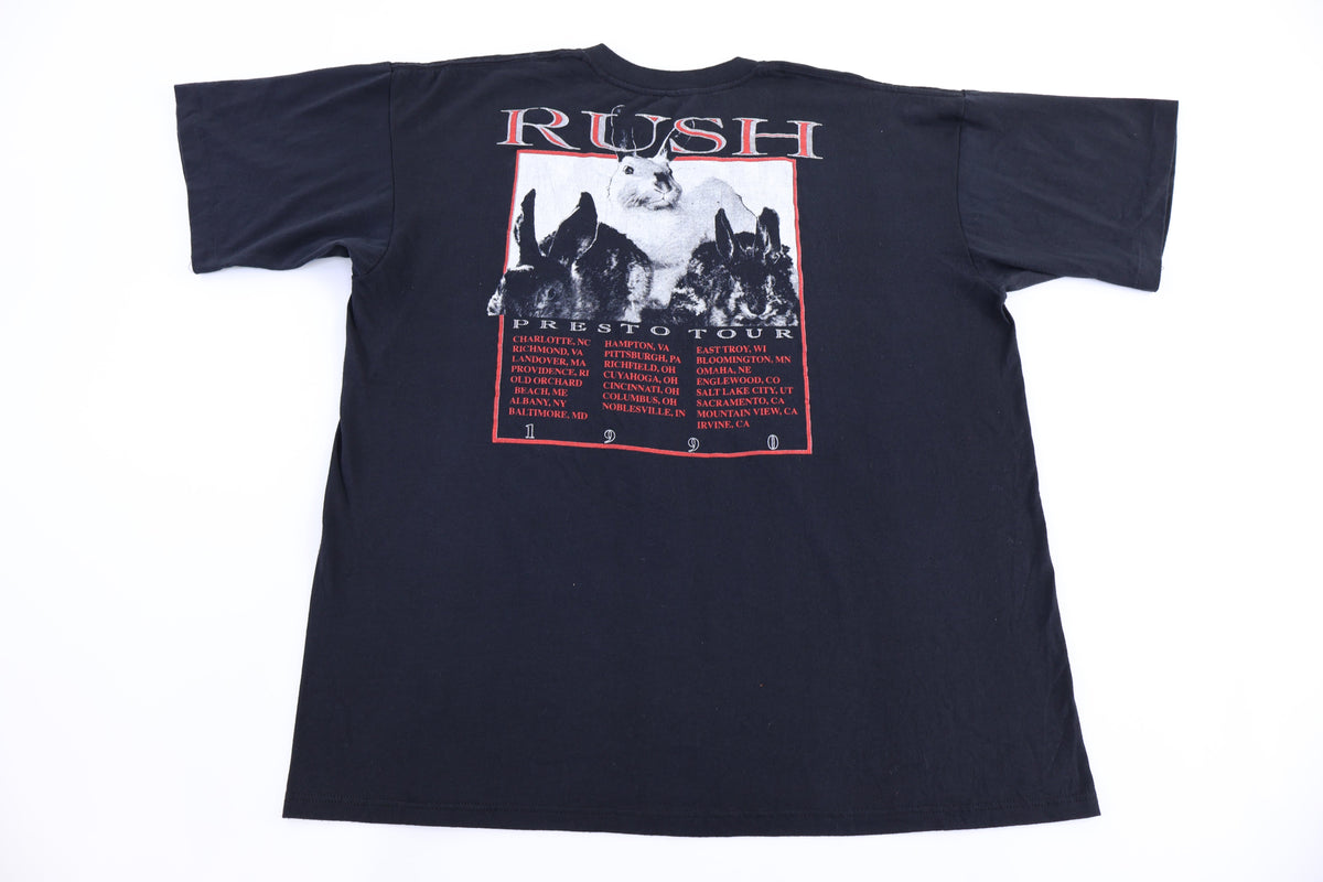 1990 RUSH Press To Tour T-shirt product image 2