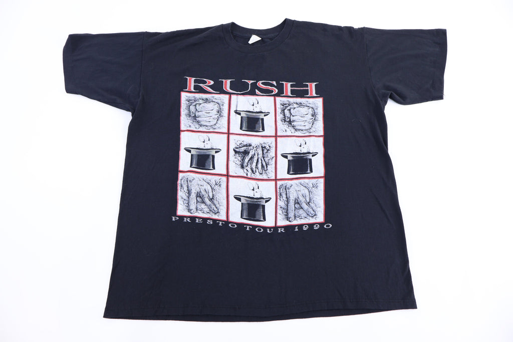 1990 RUSH Press To Tour T-shirt product image 1