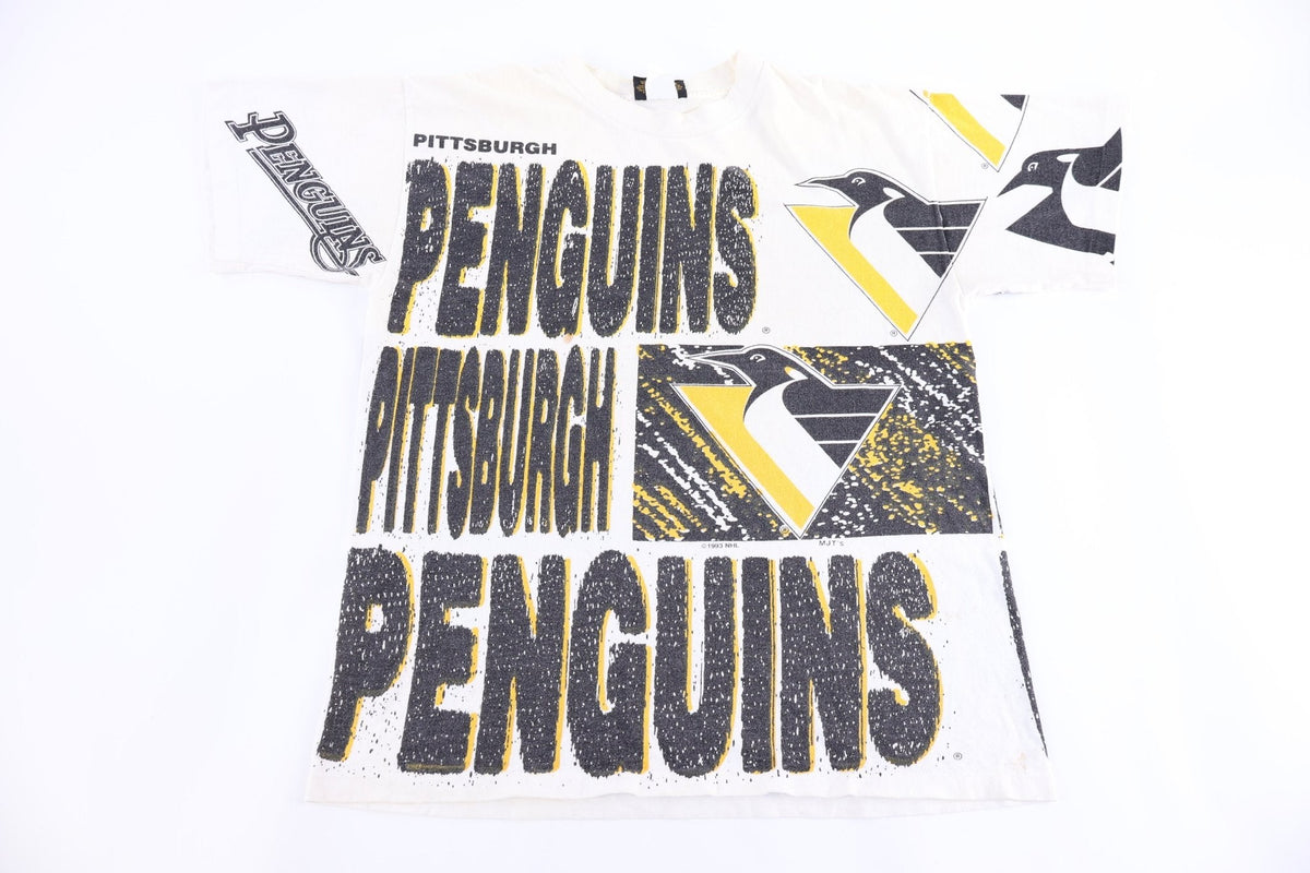 1993 Pittsburgh Penguins Hockey All Over Graphic T-shirt product image 1