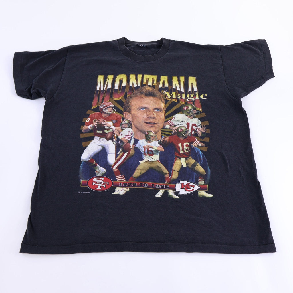 1995 Magic Montana San Francisco 49ers Football T-shirt product image 1
