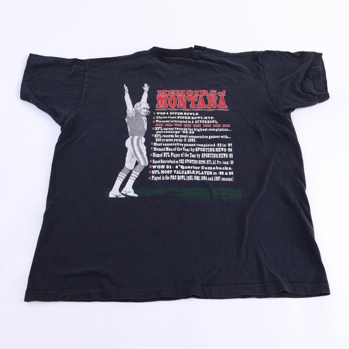 1995 Magic Montana San Francisco 49ers Football T-shirt product image 2