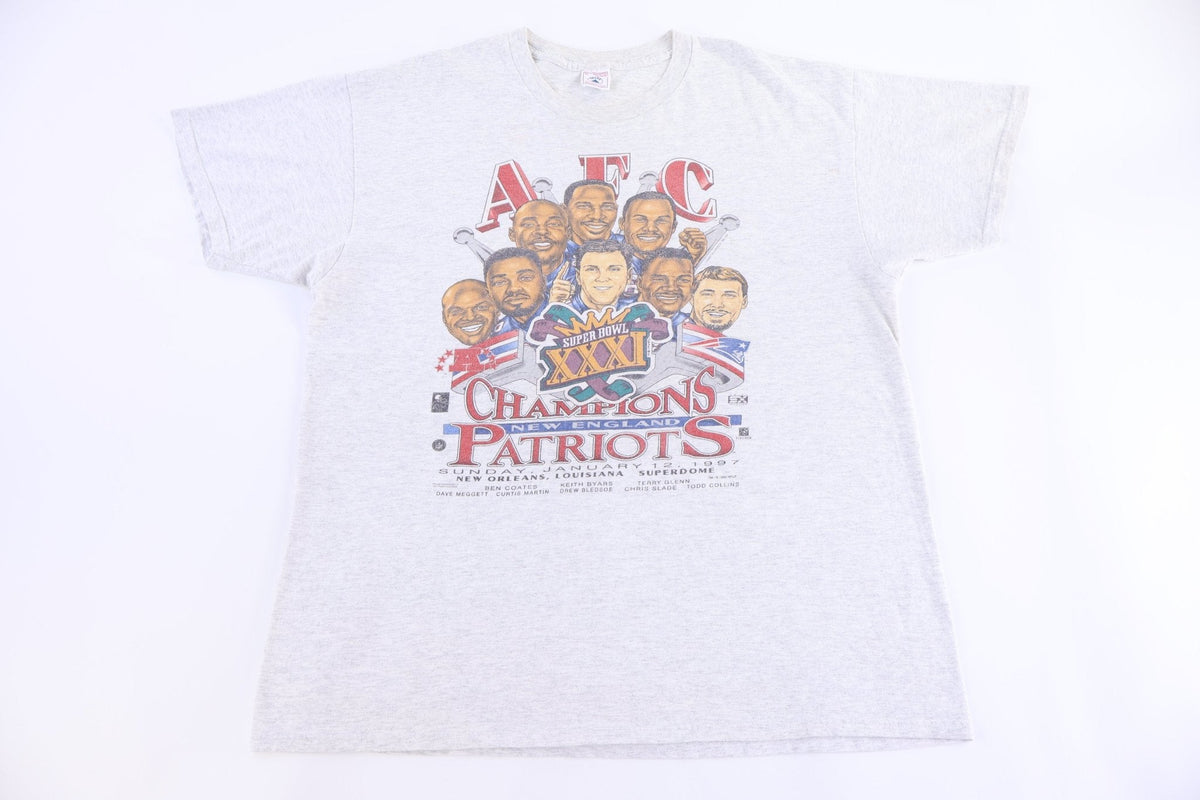 1997 New England Patriots Super Bowl AFC Champions T-shirt product image 1