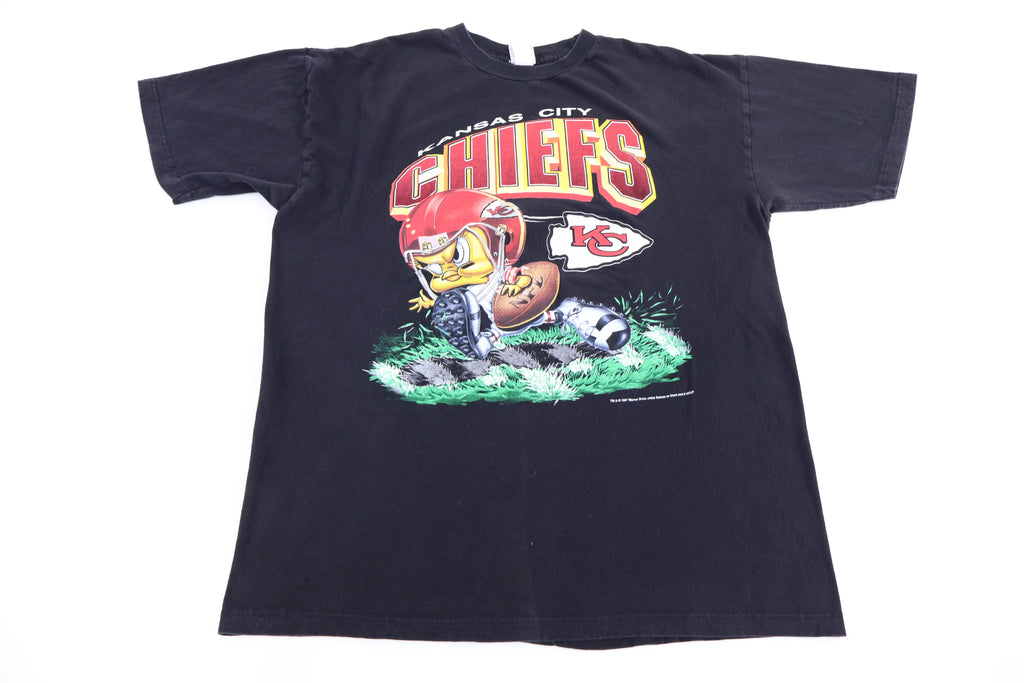 1997 Tweety Bird Kansas City Chiefs Football T-shirt product image 1