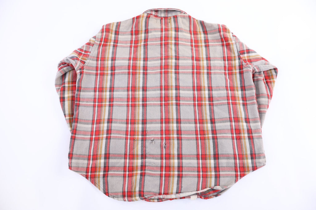 70's Multicolor Flannel LS Button Down