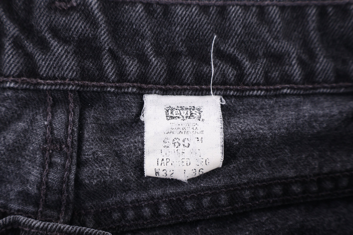 90's 560 Levi's Black Denim Jeans product image 4