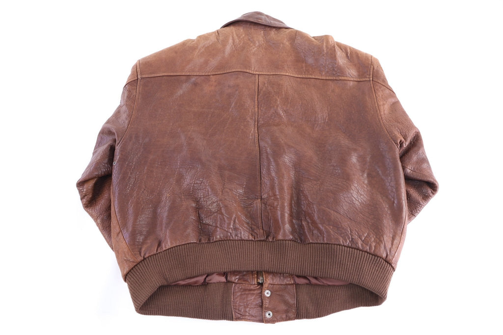 90's American Bound Brown Leather Jacket product image 2