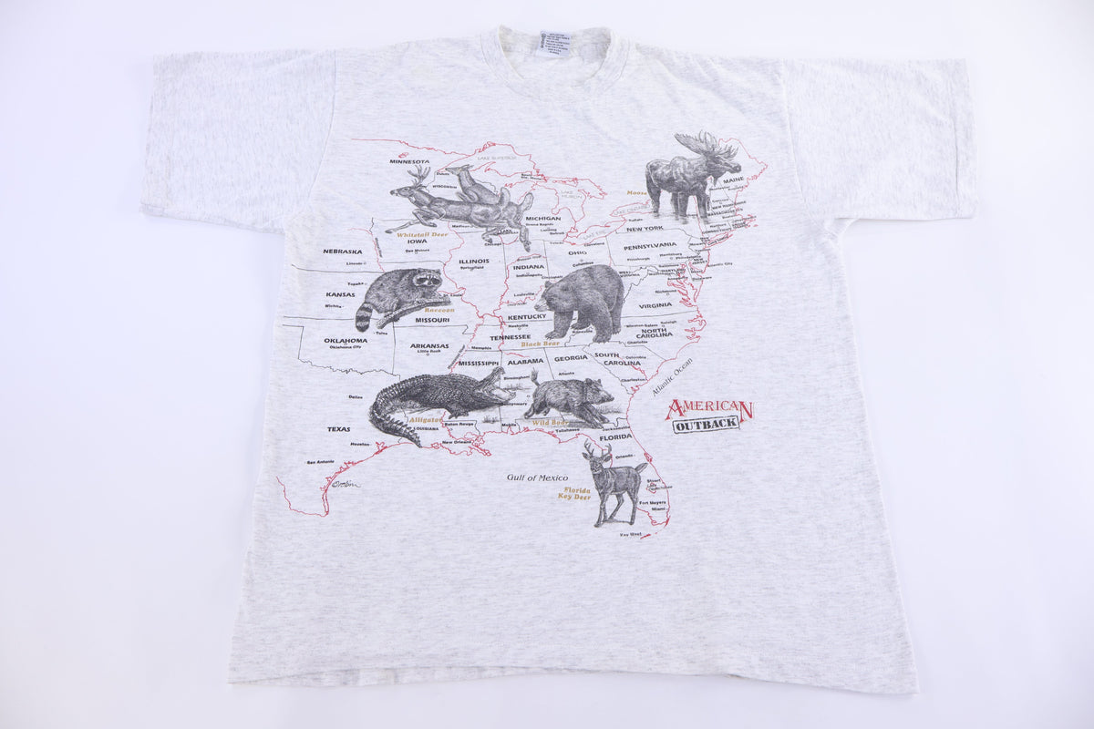 90's American Outback National Creatures T-shirt product image 1
