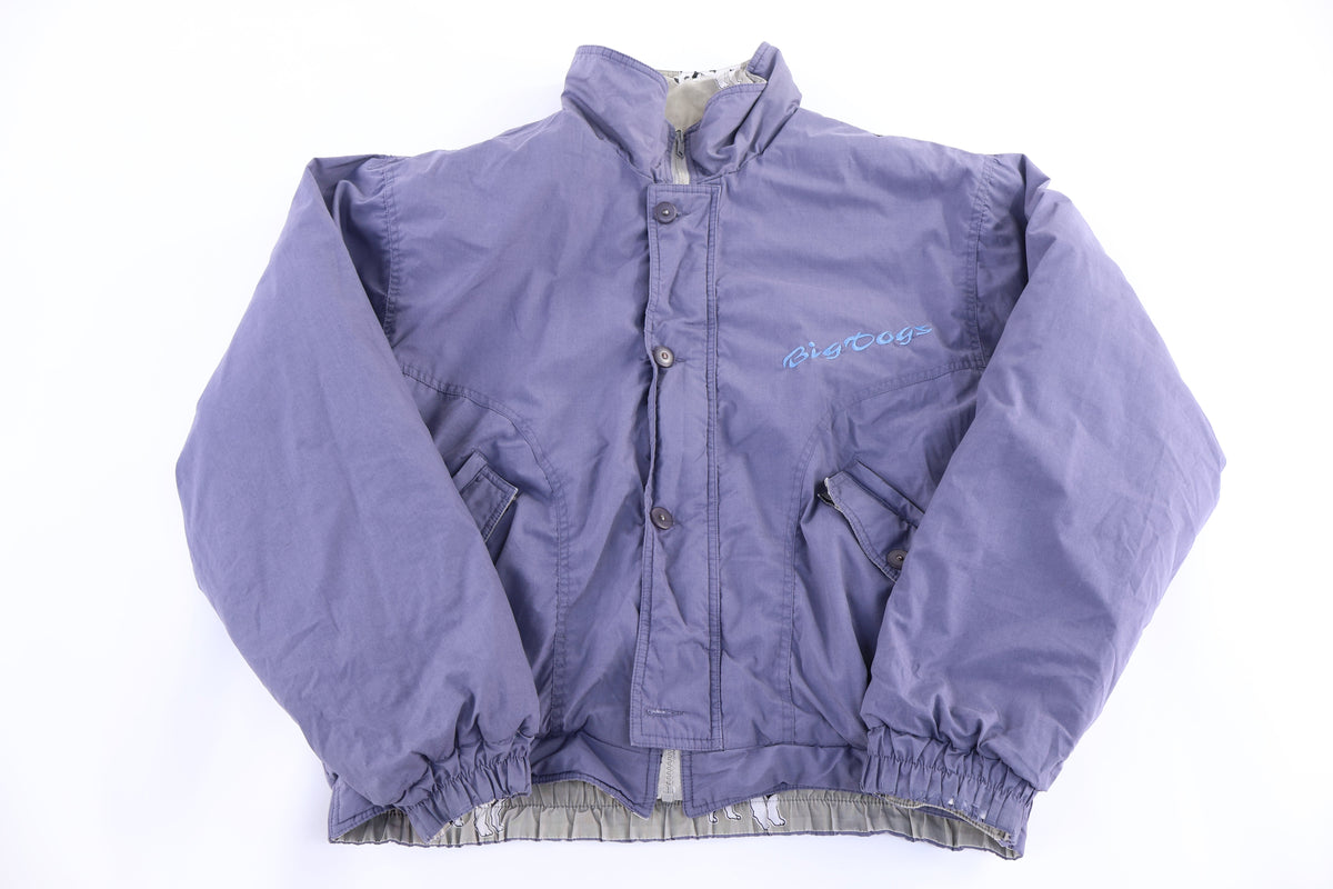 90's Big Dogs Full Zip Reversible Puffer Jacket product image 3