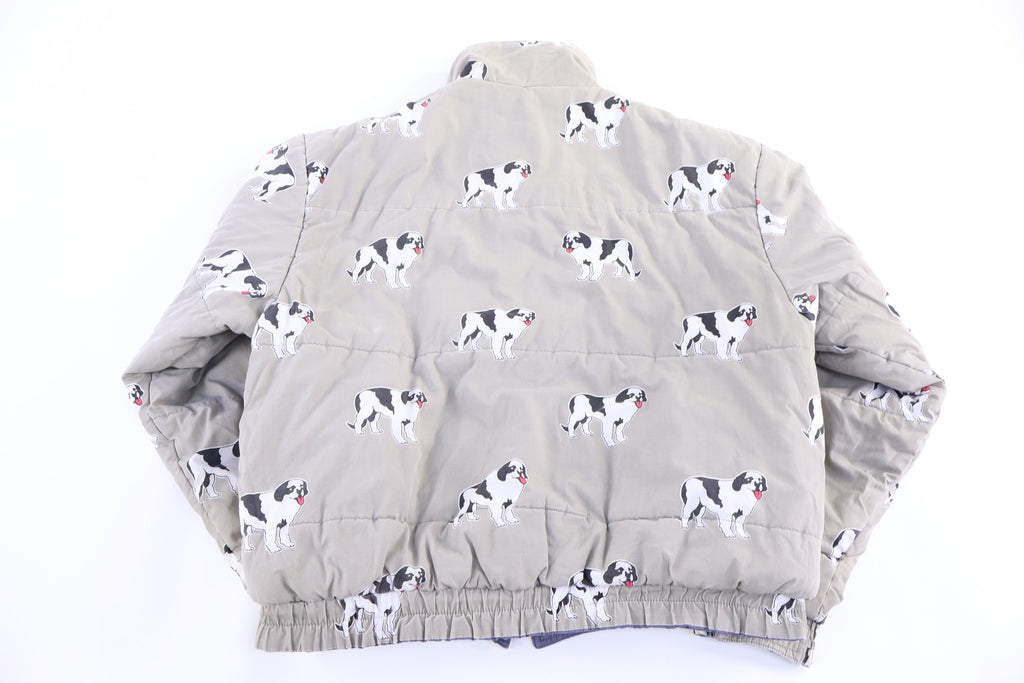 90's Big Dogs Full Zip Reversible Puffer Jacket product image 2