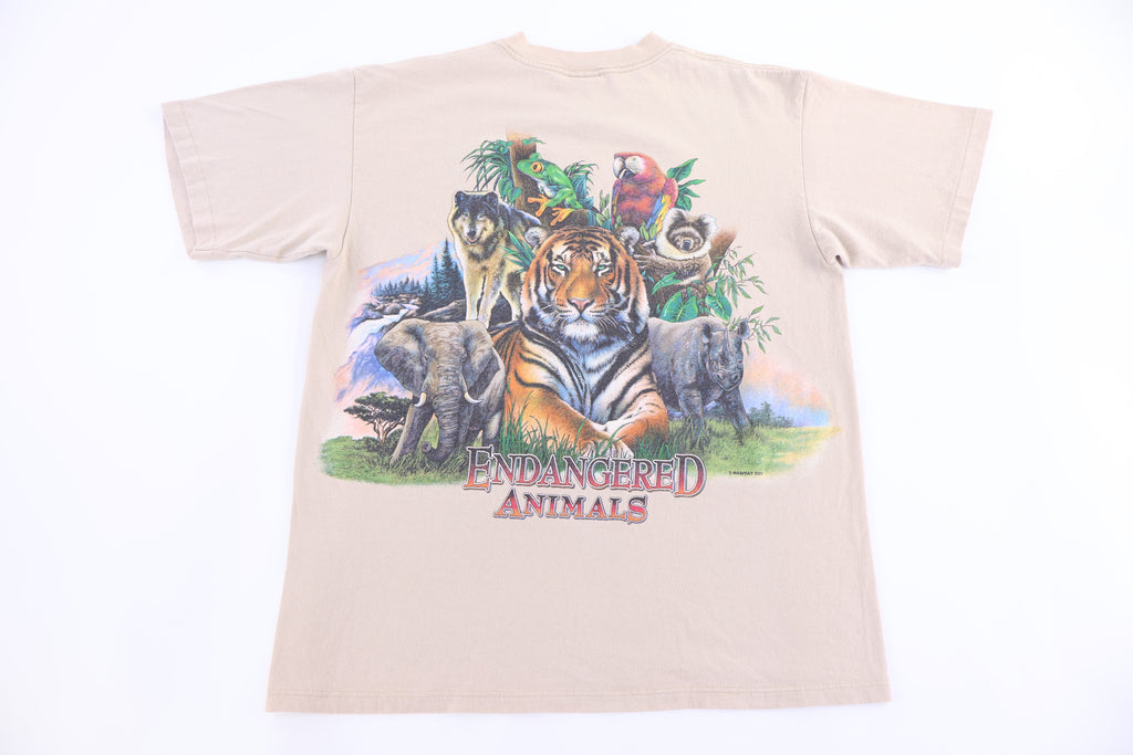 90's Endangered Animals Graphic T-shirt product image 2