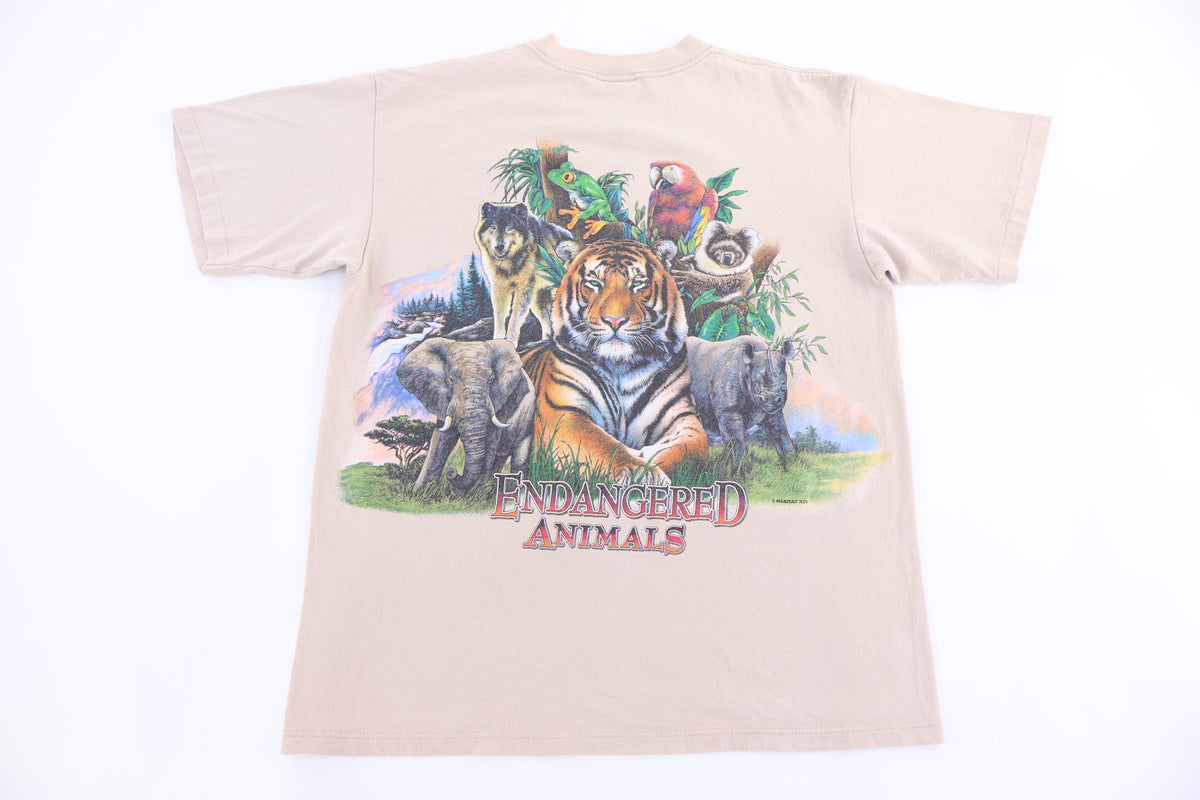 90's Endangered Animals Graphic T-shirt product image 2