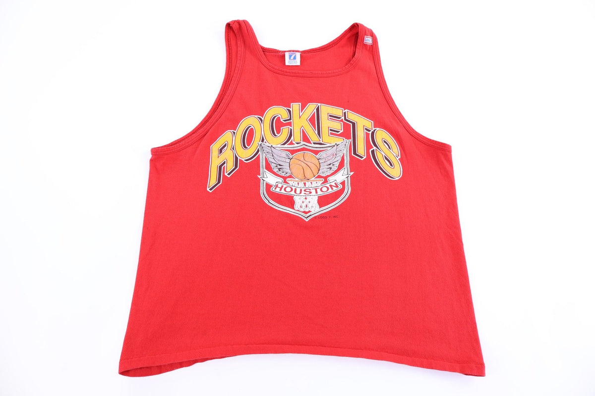 90's Houston Rockets Basketball Tank Top