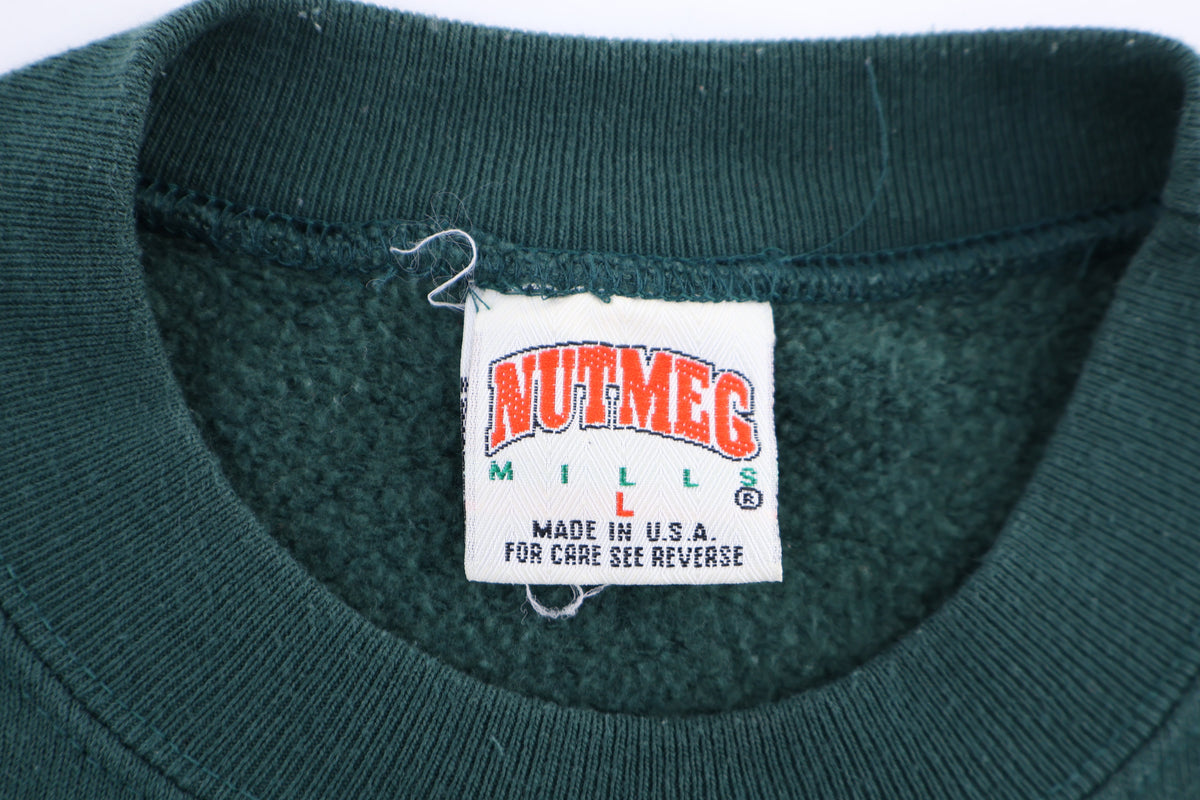 90's Miami Hurricanes Embroidered Sweatshirt product image 3