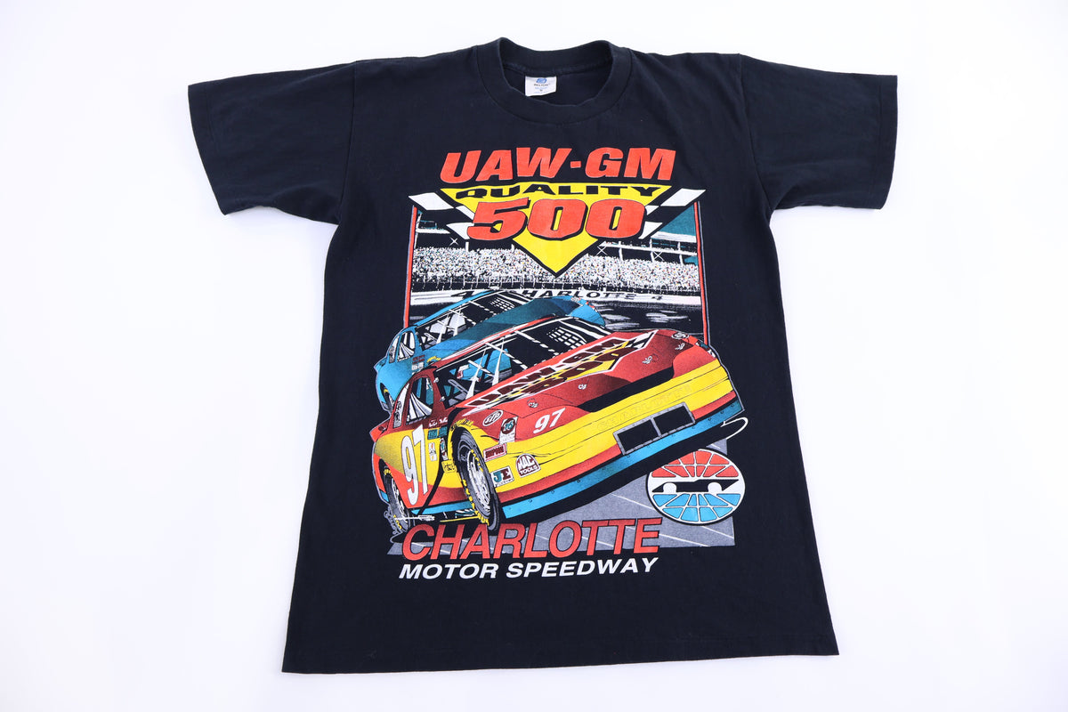90's Nascar Charlotte Motor Speedway Racing Graphic T-shirt product image 1