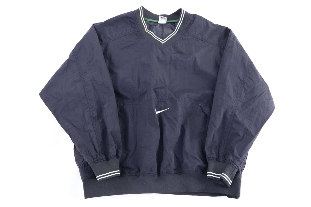 90's Nike Embroidered Logo Black Pullover Windbreaker product image 1