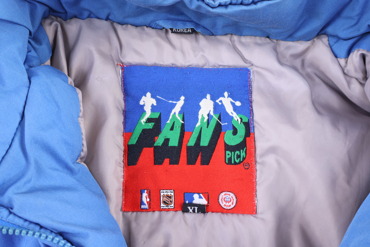 90's Orlando Magic Basketball Full Zip Puffer Jacket product image 3
