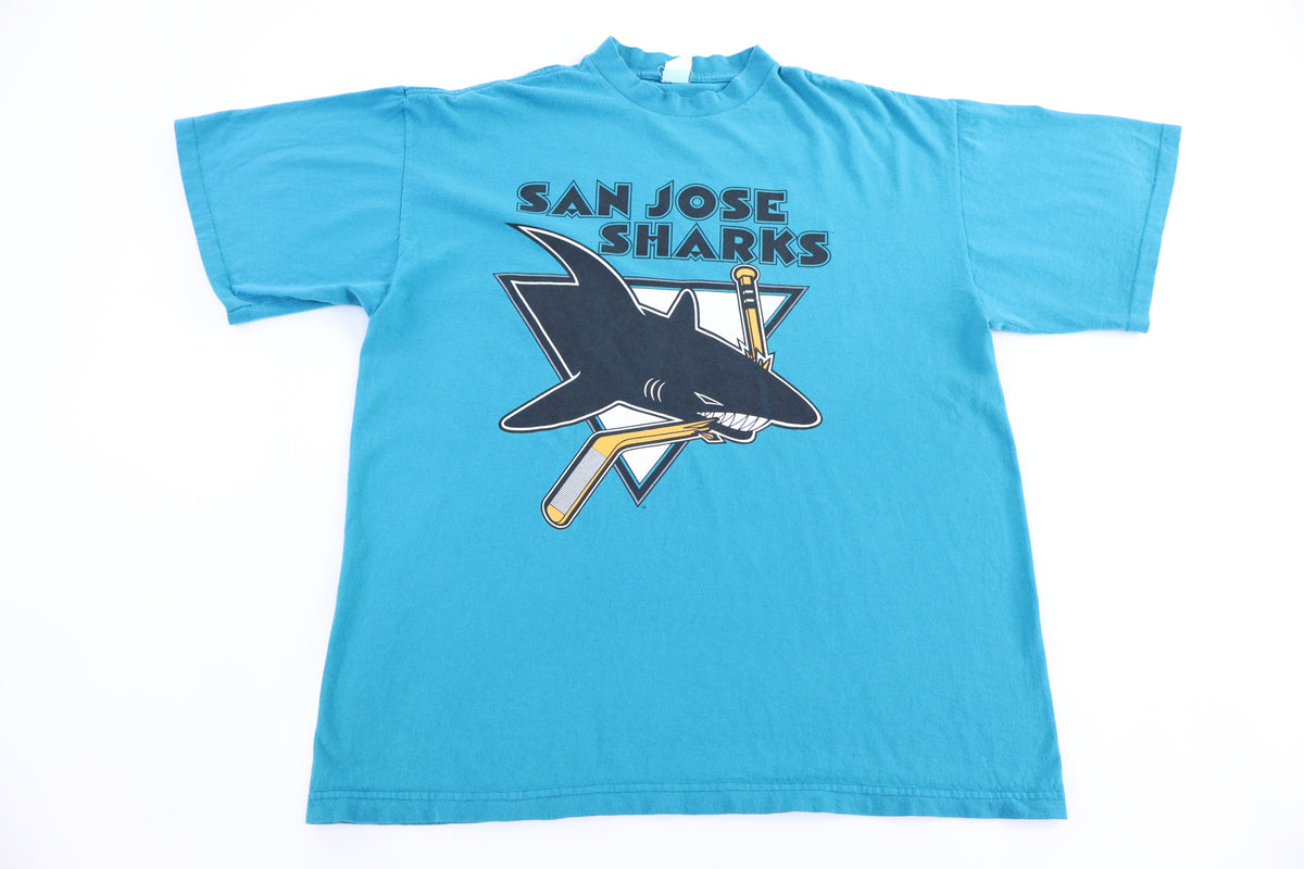 90's San Jose Sharks Hockey T-shirt product image 1