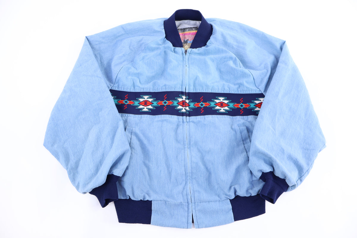 90's Santa Fe Trail Western Pattern Full Zip Jacket product image 1