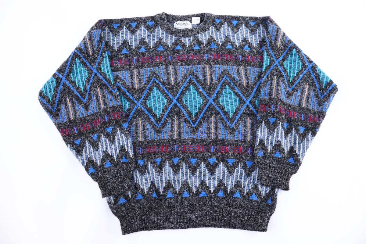 90's Santana Multicolor Knit Sweater