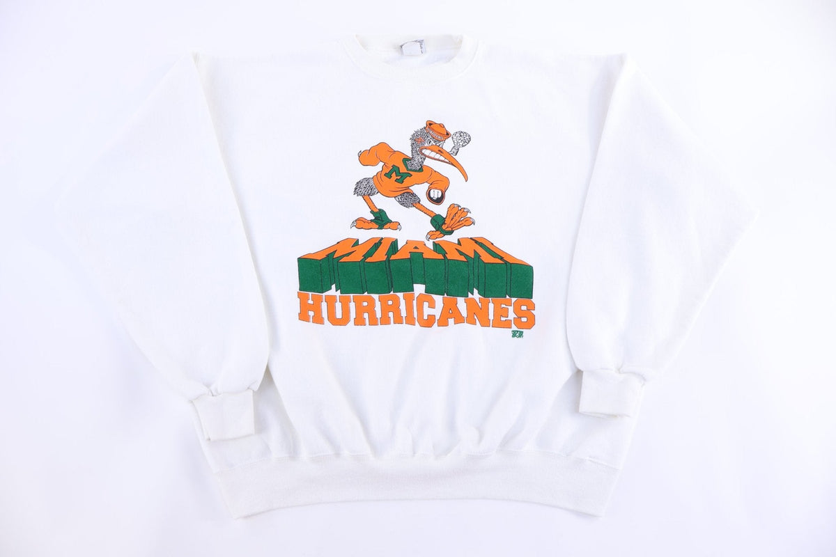 90's University of Miami Hurricanes Graphic Sweatshirt product image 1