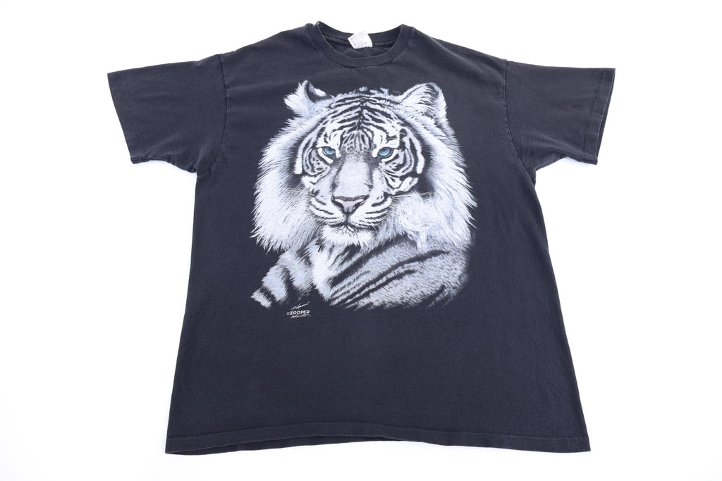 90's White Tiger Graphic T-shirt product image 1