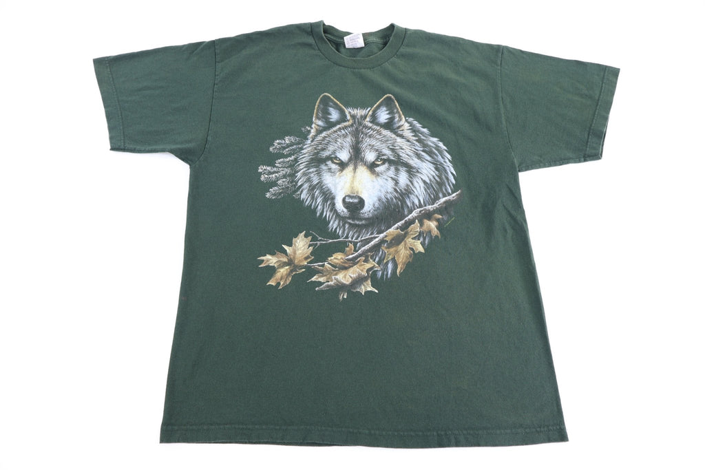 90's Wolf Nature Graphic T-shirt product image 1