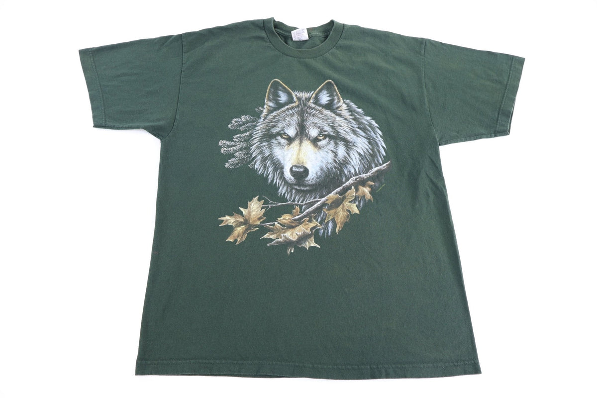90's Wolf Nature Graphic T-shirt product image 1