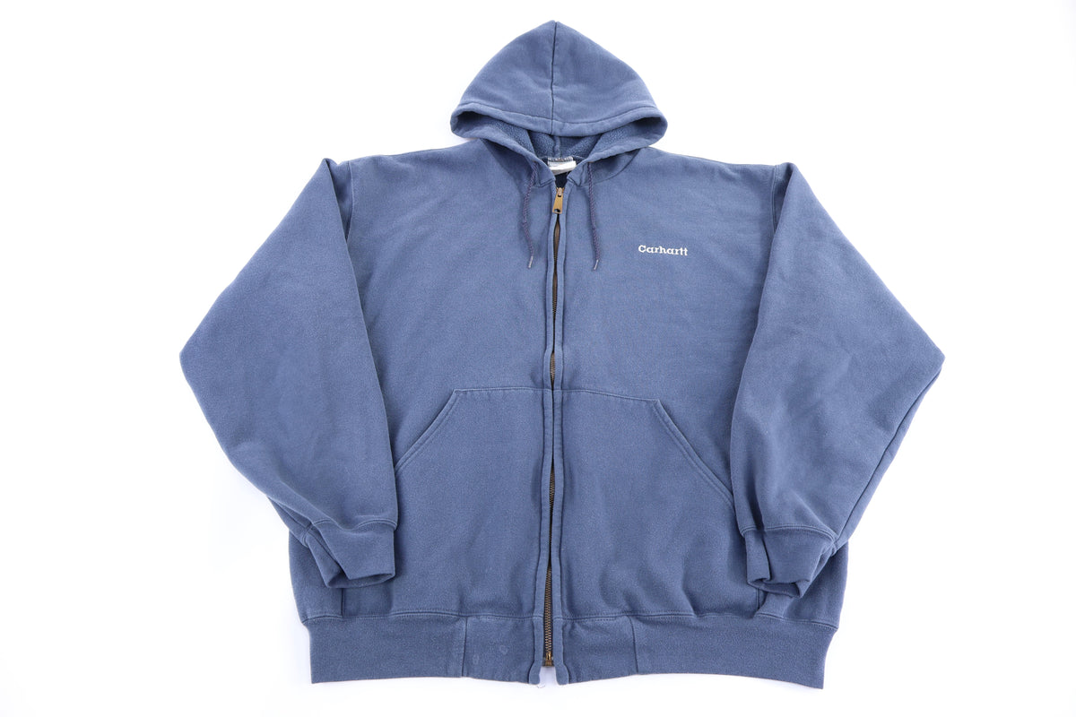 Carhartt Logo Patch Blue Full Zip Jacket product image 1