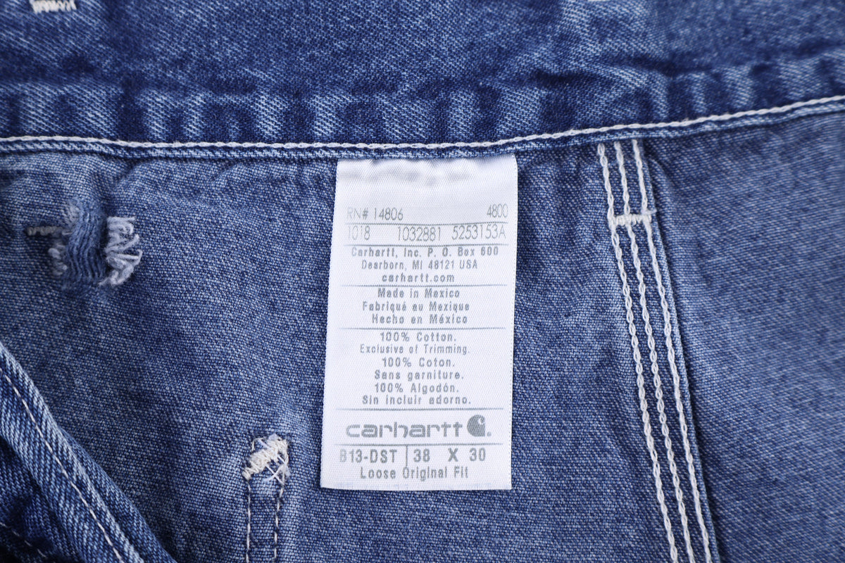 Carhartt Logo Patch Dark Wash Denim Jeans product image 3