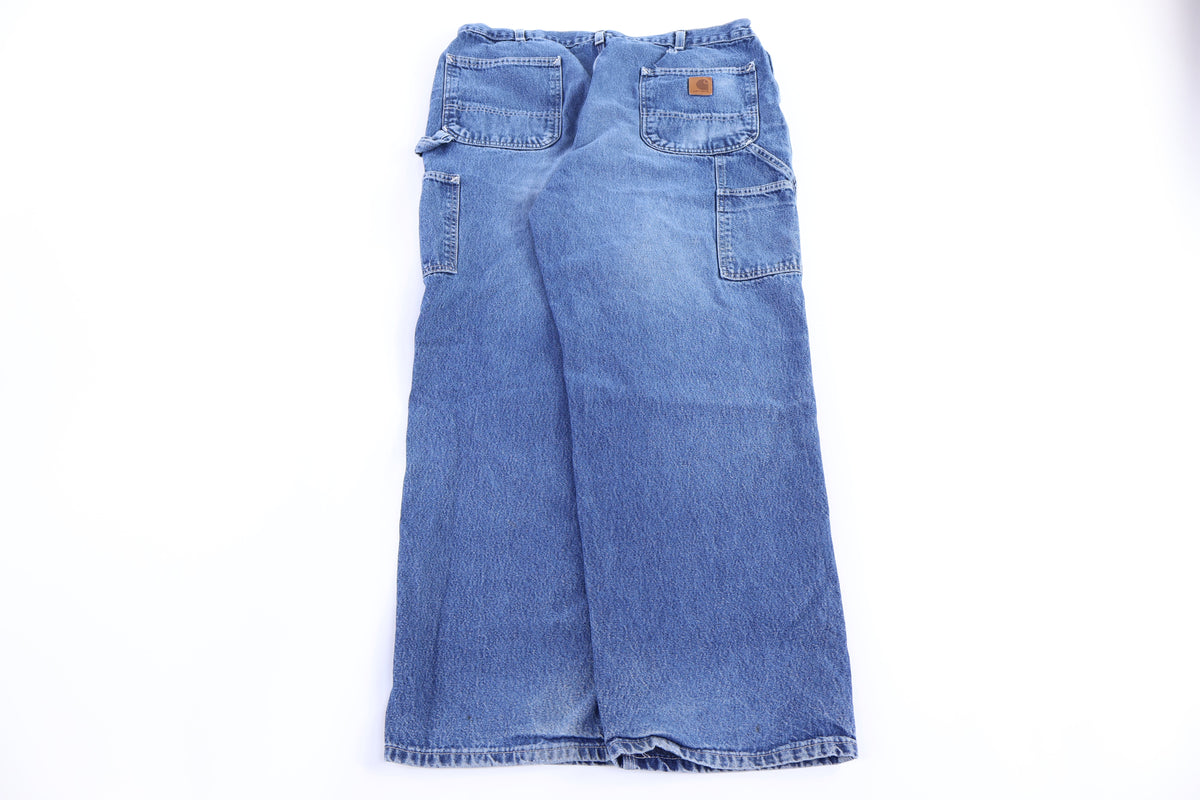 Carhartt Logo Patch Dark Wash Denim Jeans product image 1