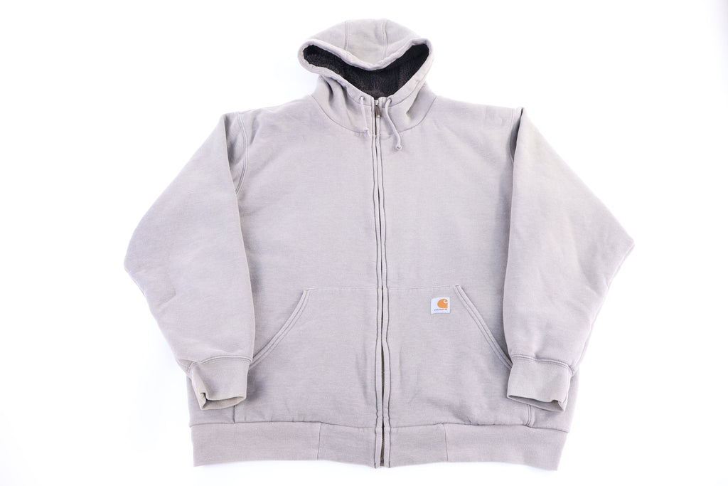 Carhartt Logo Patch Grey Full Zip Jacket product image 1
