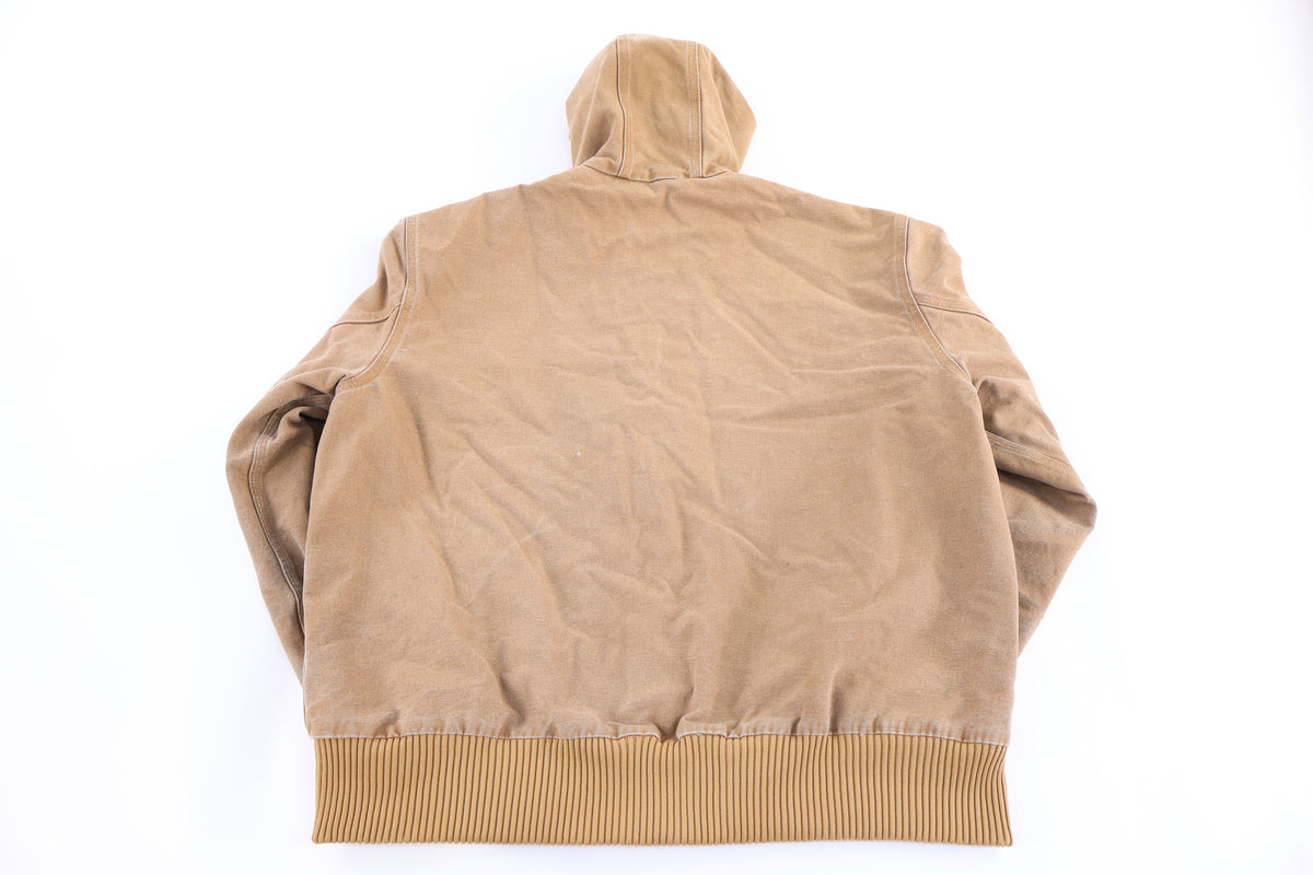 Carhartt Logo Patch Tan Full Zip Jacket product image 2