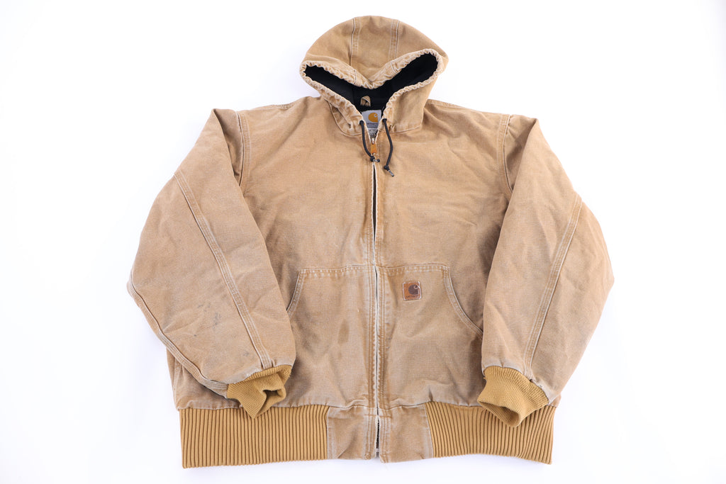 Carhartt Logo Patch Tan Full Zip Jacket product image 1