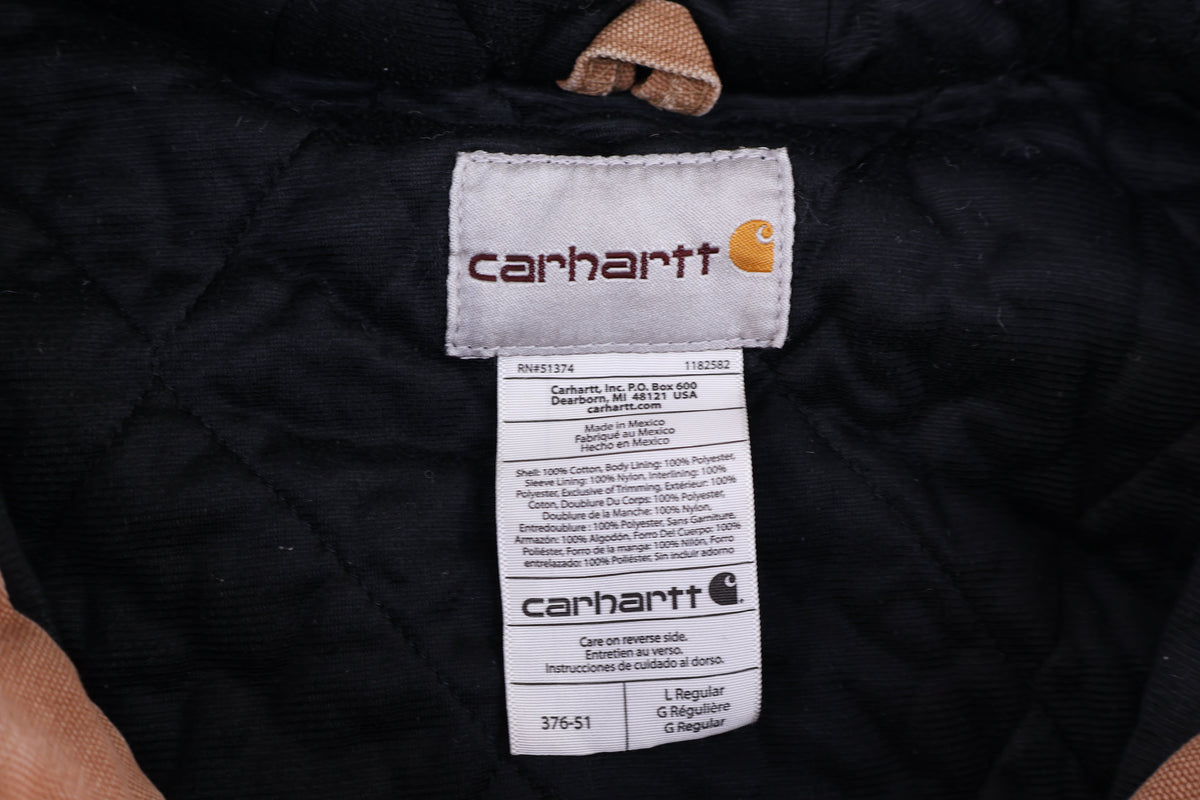 Carhartt Logo Patch Tan Full Zip Jacket product image 3