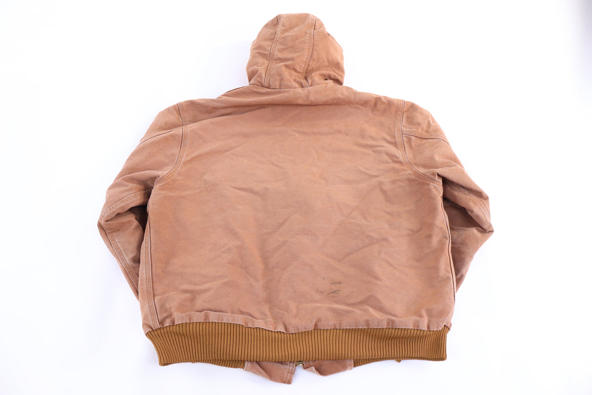 Carhartt Logo Patch Tan Full Zip Jacket product image 2