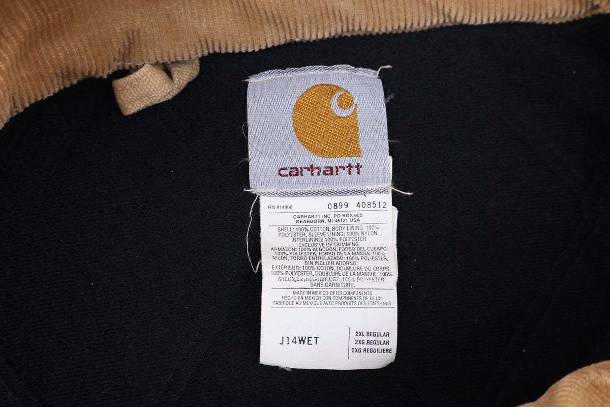Carhartt Logo Patch Tan Full Zip Santa Fe Jacket product image 3