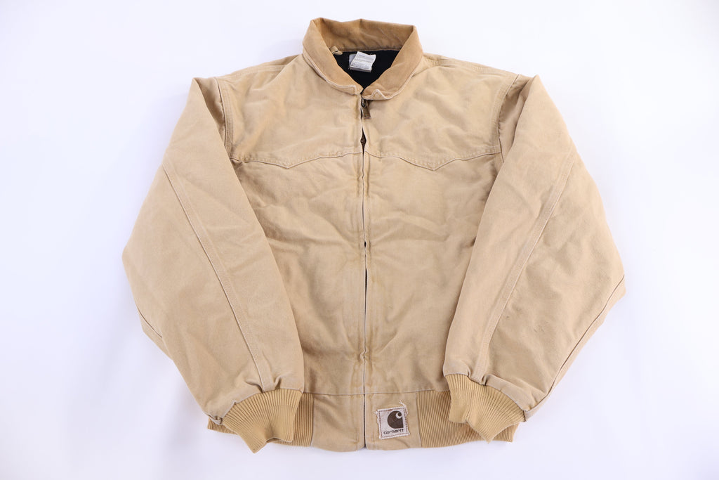Carhartt Logo Patch Tan Full Zip Santa Fe Jacket product image 1