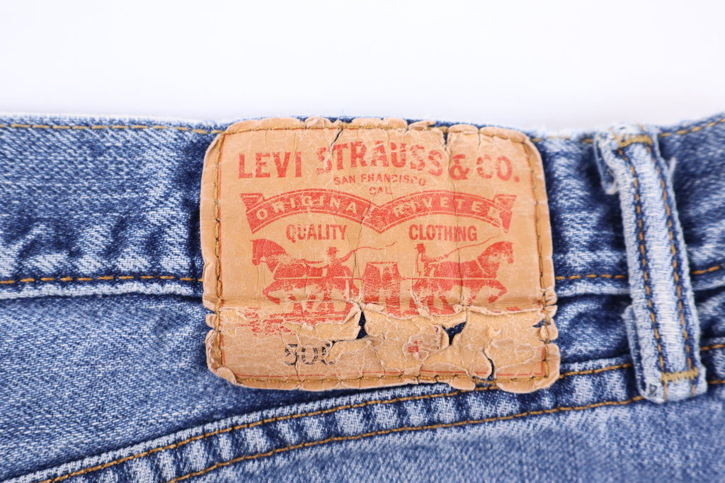 Levi's 505 Medium Wash Denim Shorts product image 3