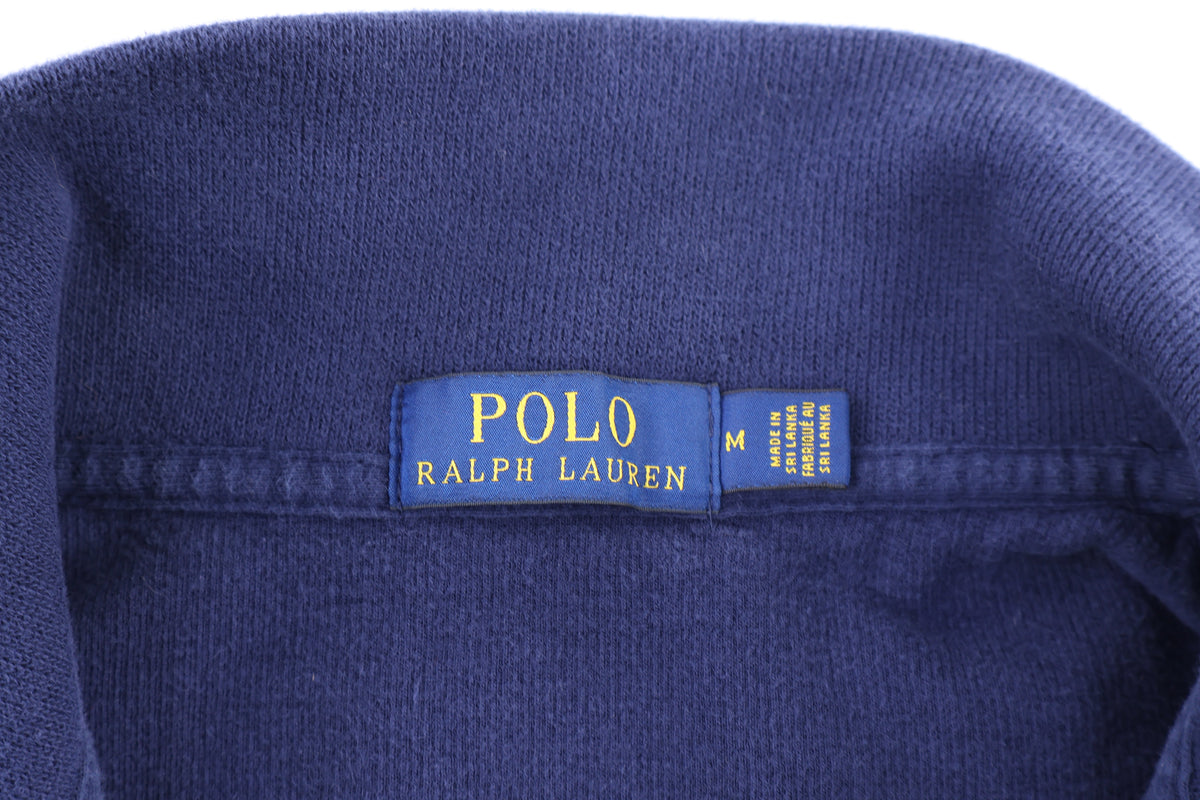 Polo Ralph Lauren Embroidered Logo Blue Quarter Zip Pullover