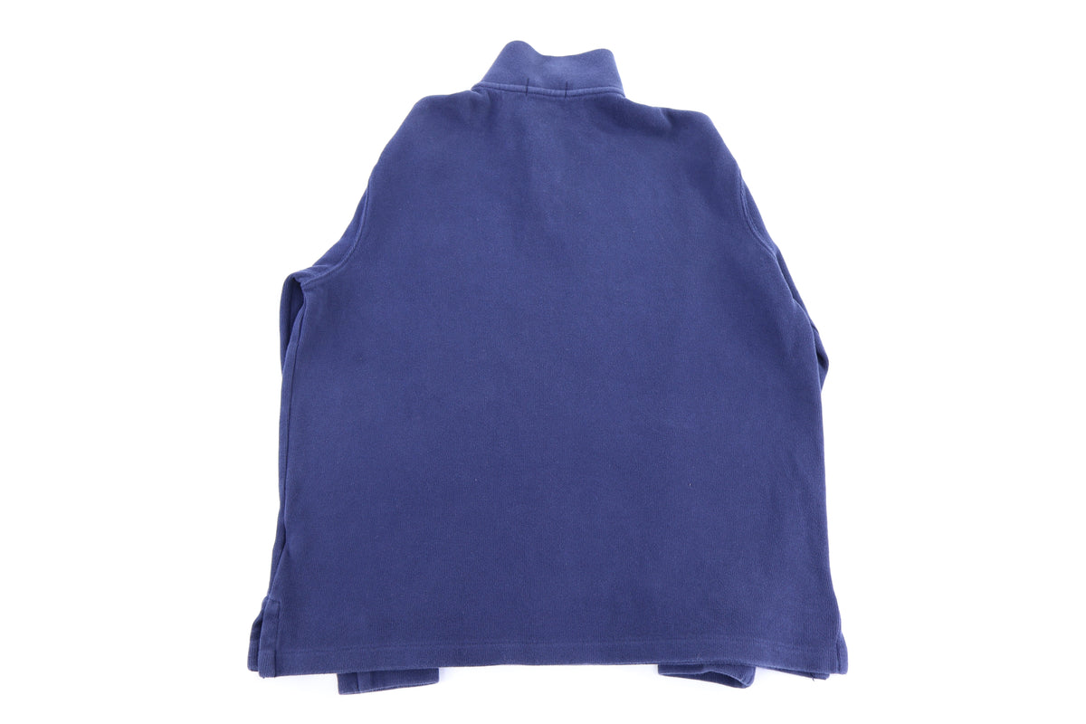 Polo Ralph Lauren Embroidered Logo Blue Quarter Zip Pullover
