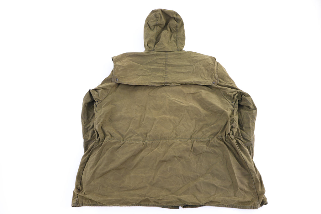 Vintage Barbour Olive Green Waxed Full Zip Jacket product image 2