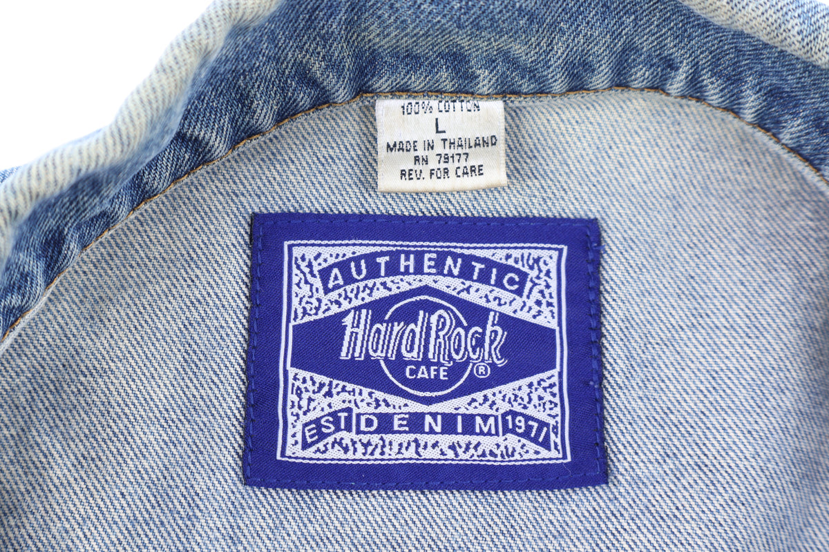 Vintage Hard Rock Cafe Denim Jacket product image 3
